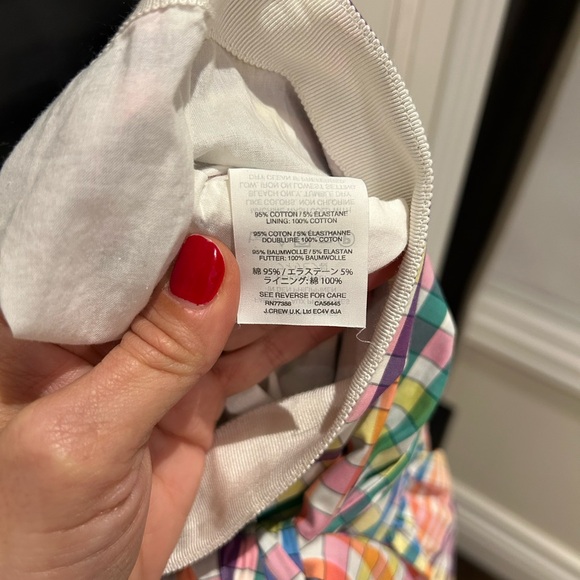 J. Crew Rainbow Gingham Bow Skirt
Size 4 - Picture 8 of 8